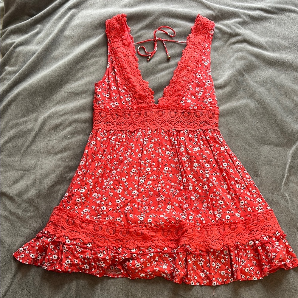 Floral mini dress